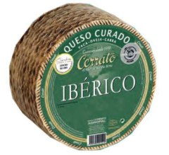 Сыр Cerrato Iberico 1 кг - 2500 руб. Твердый (15 % овечье, 15% козье, 50% коровье молоко).